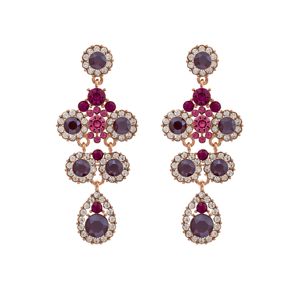 Kate earrings - Antique Pink