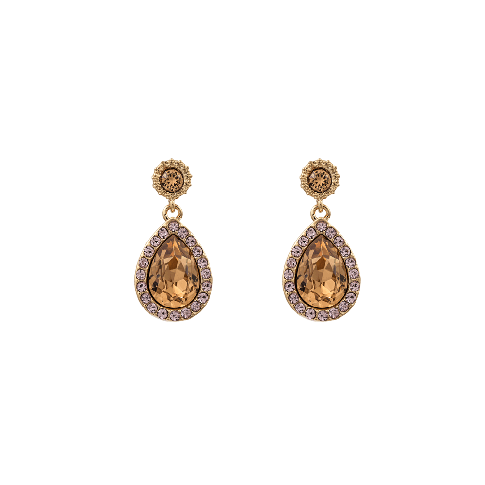 Miss Amy earrings - Light colorado topaz (Gold)