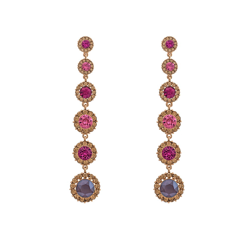 Celeste earrings - Rose Lacquer