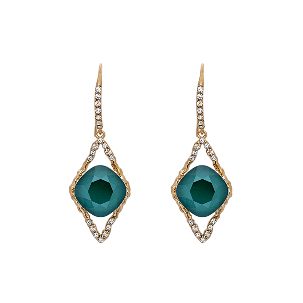 Franka earrings - Royal green
