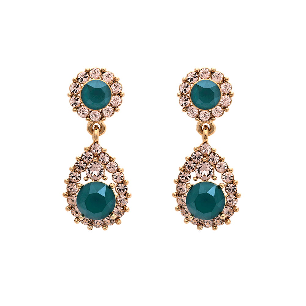 Sofia earrings - Royal green