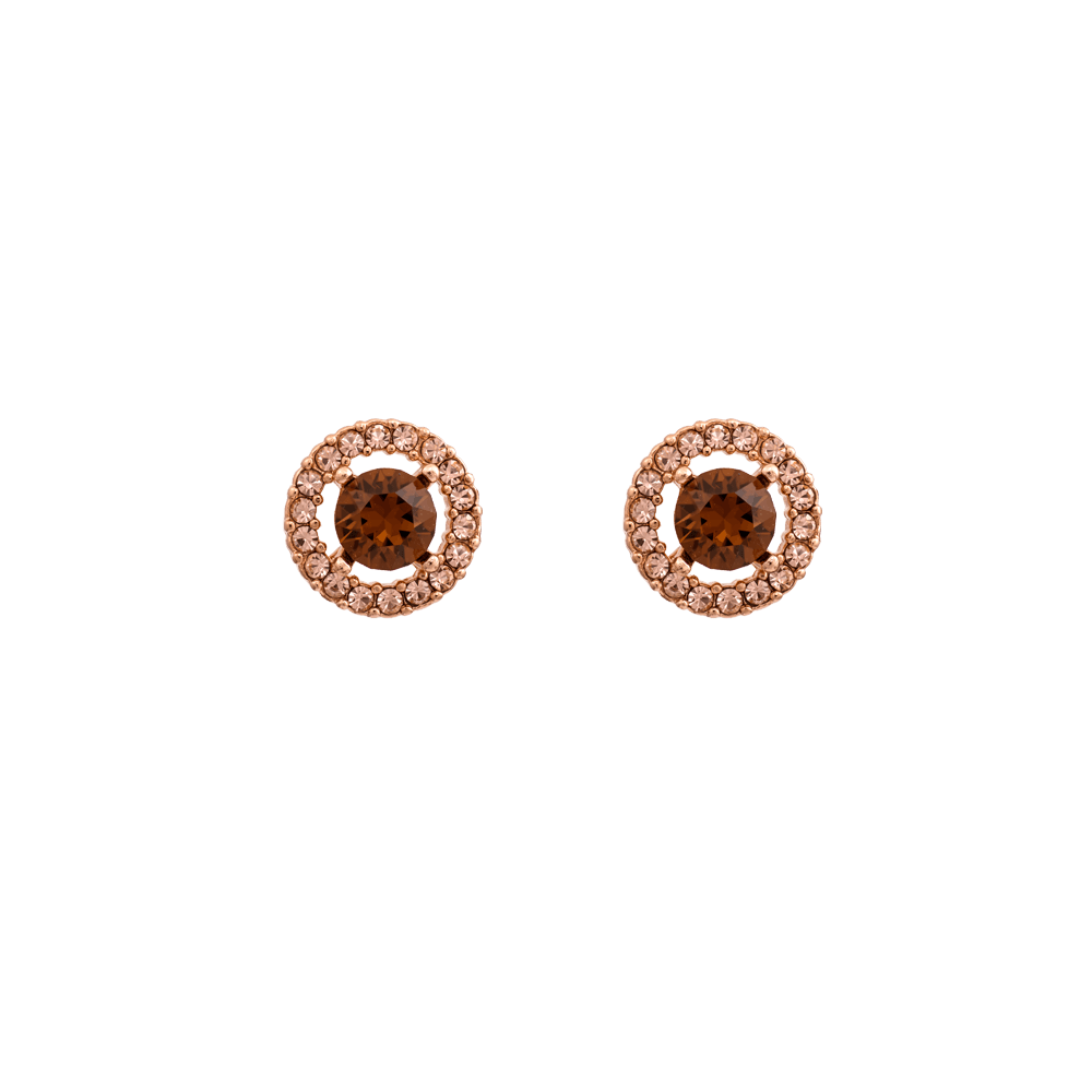 Miss Miranda earrings - Smoked topaz