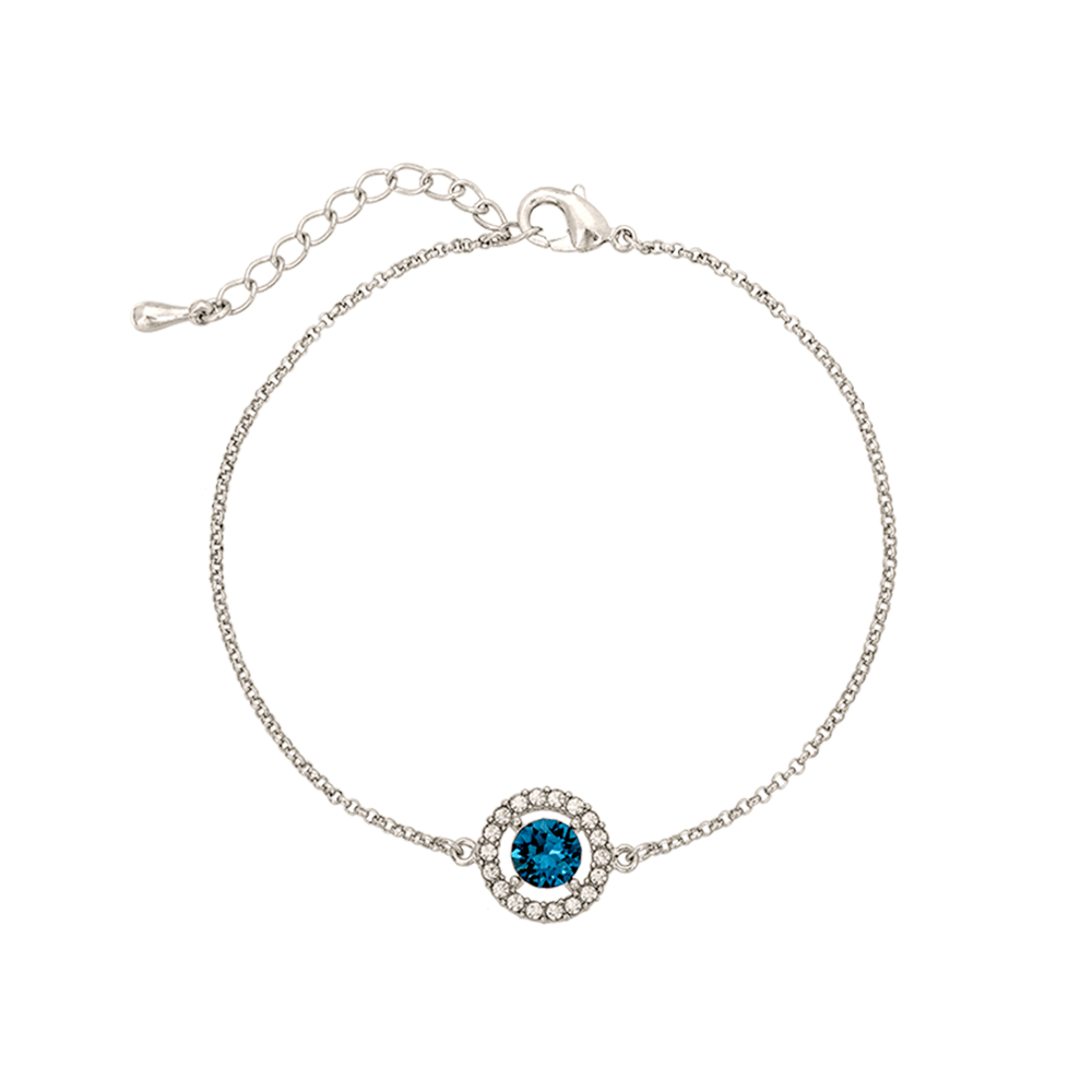 Miss Miranda bracelet - Silver blue