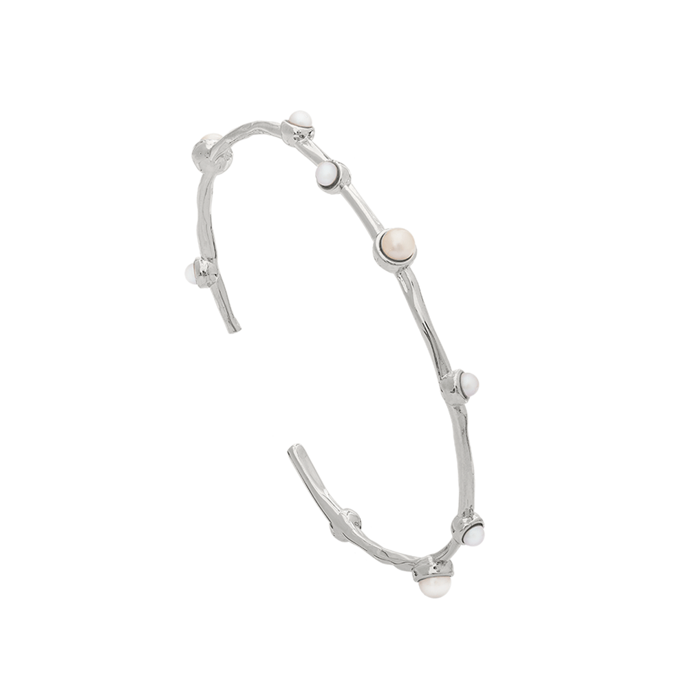 Jagger pearl bracelet - Ivory (Silver)