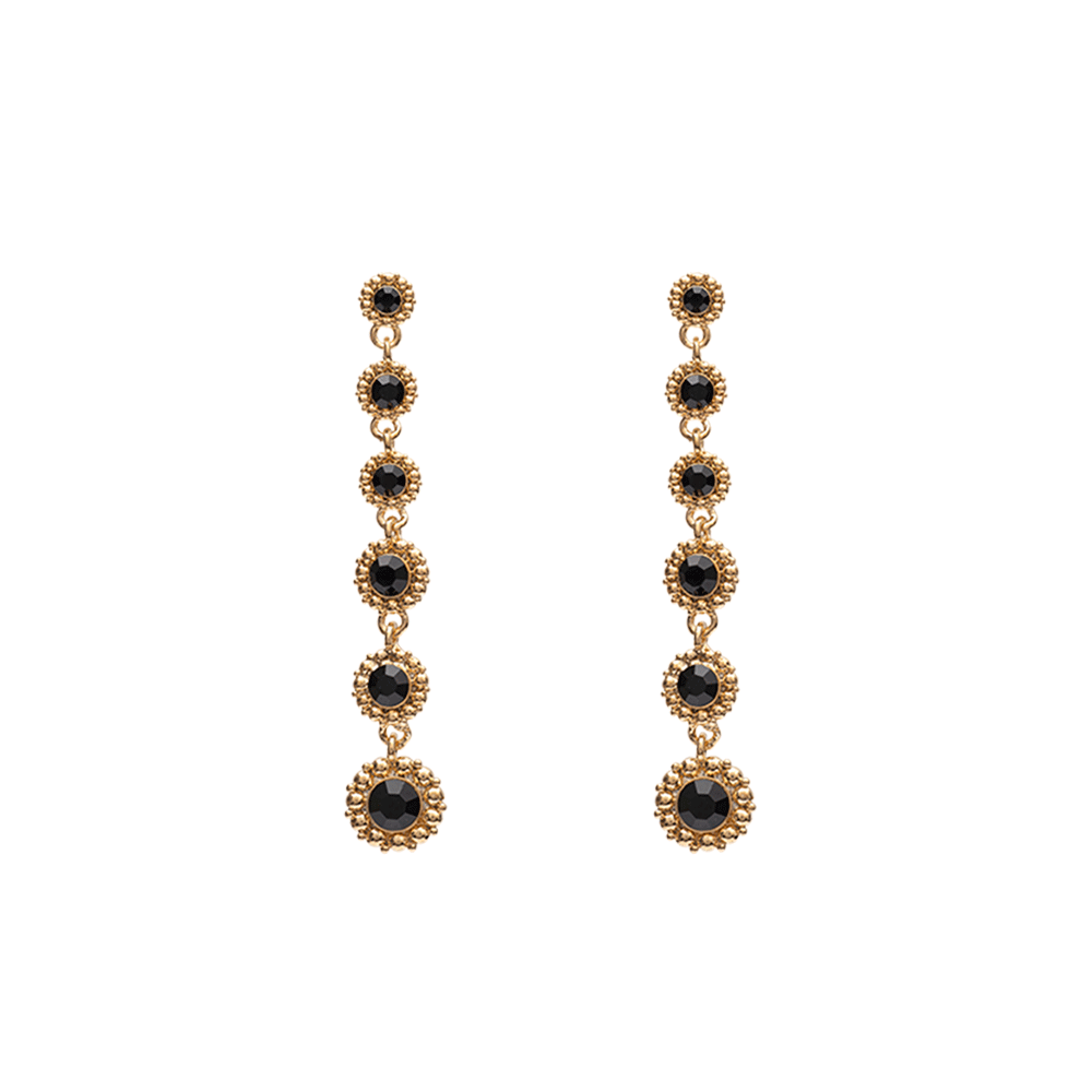 Petite Celeste earrings - Jet