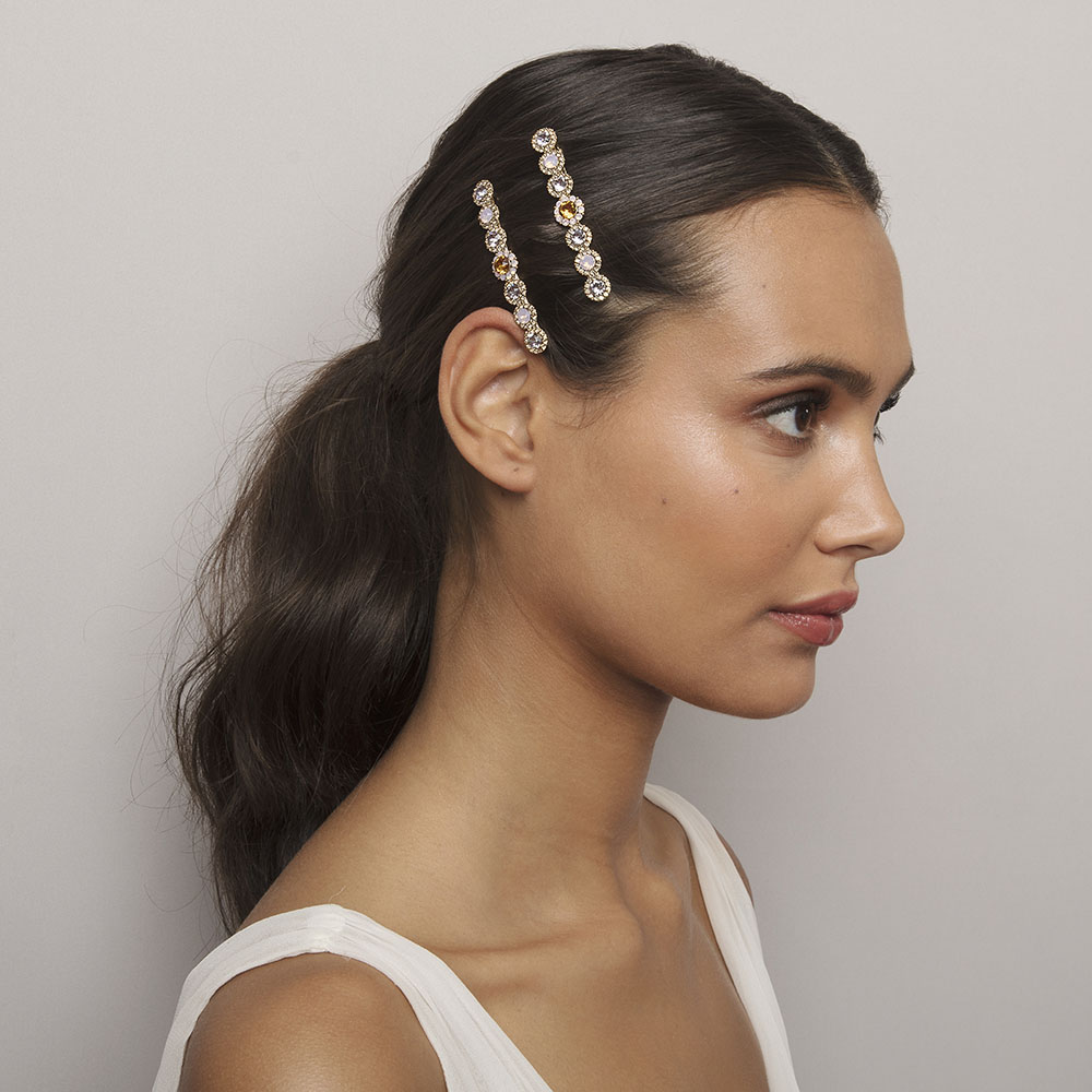 Sienna hairpinn - Topaz Rose