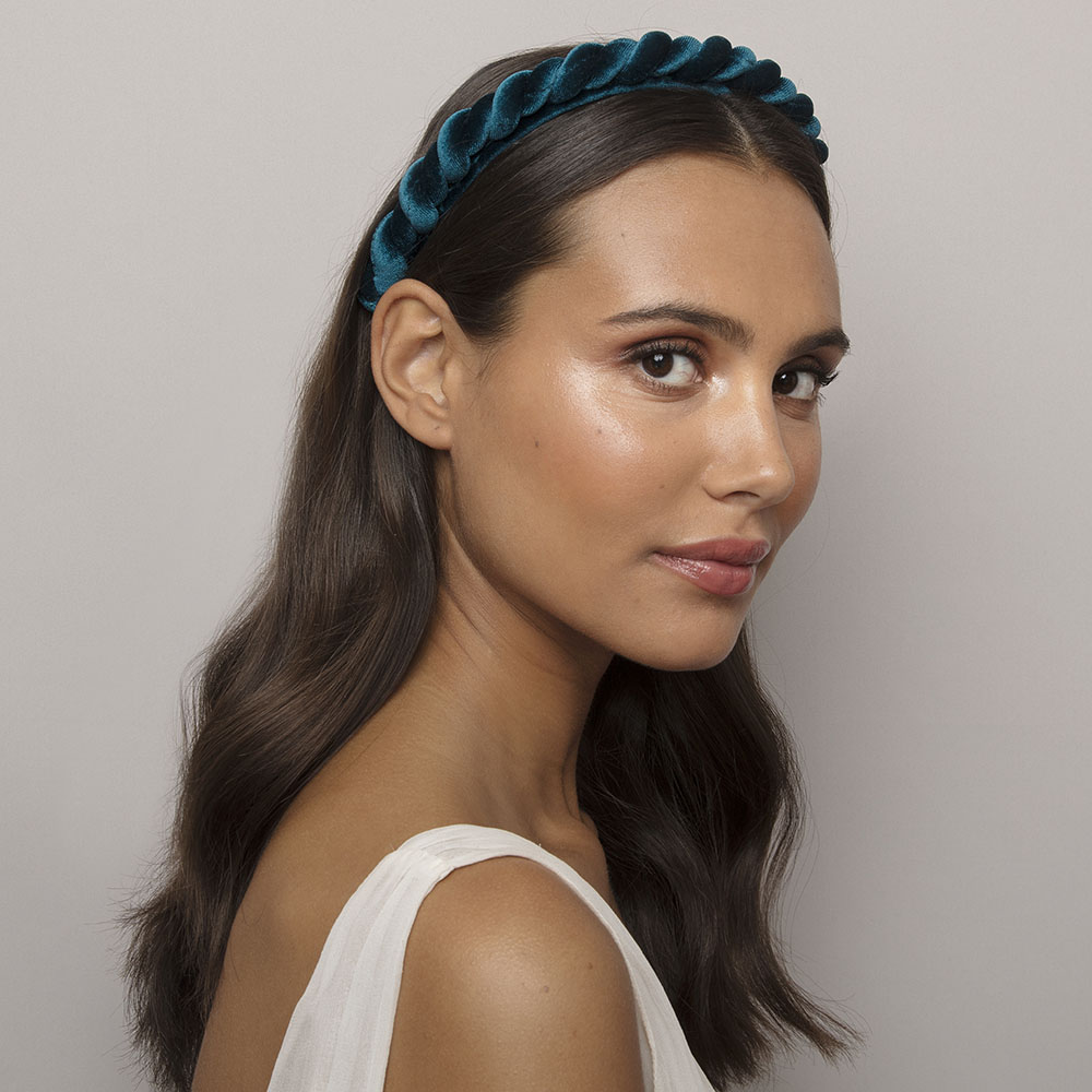 Twist hairpiece- Petrol