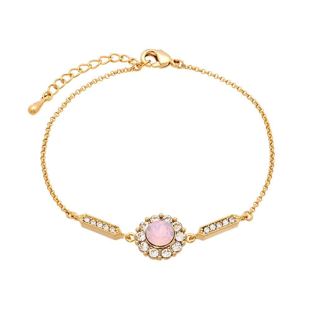 Miss Sofia bracelet - Rose opal (Gold)