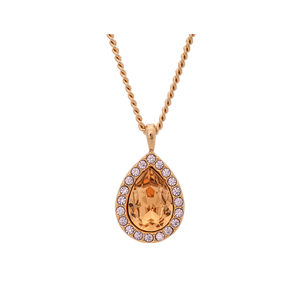 Miss Amy necklace - Light colorado topaz (Gold)