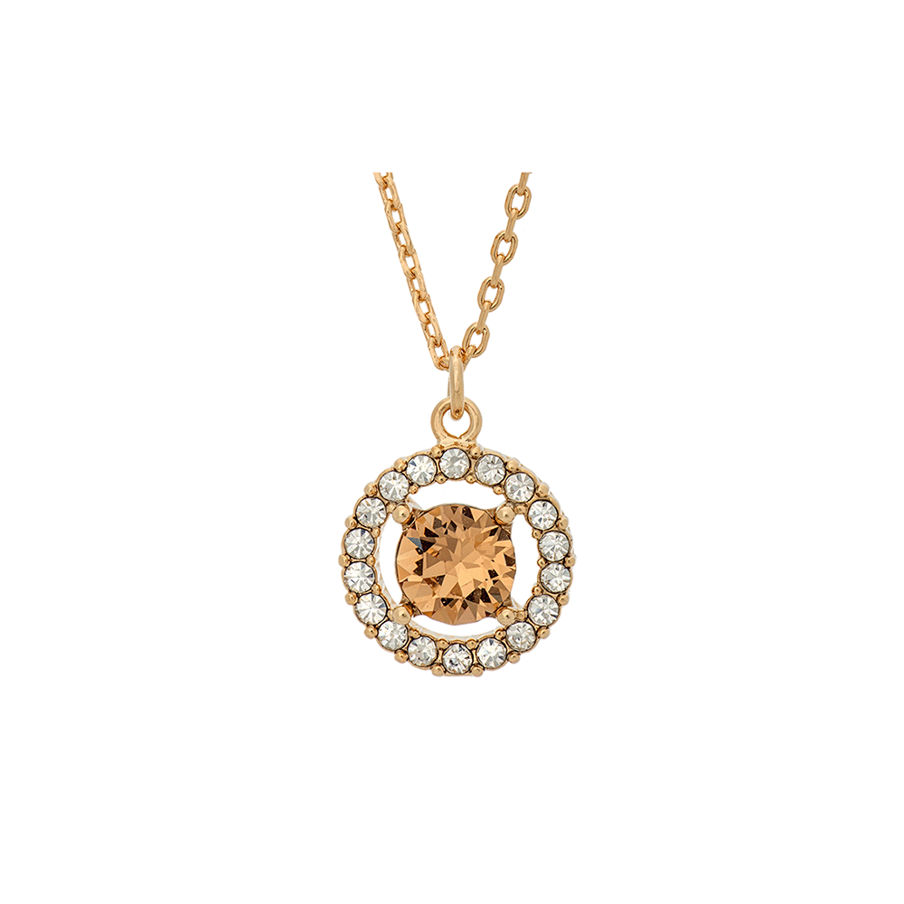 Miss Miranda necklace - Light colorado topaz (Gold)
