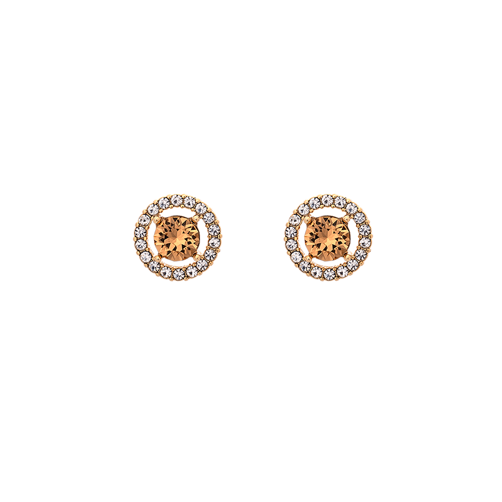 Miss Miranda earrings - Light colorado topaz (Gold)