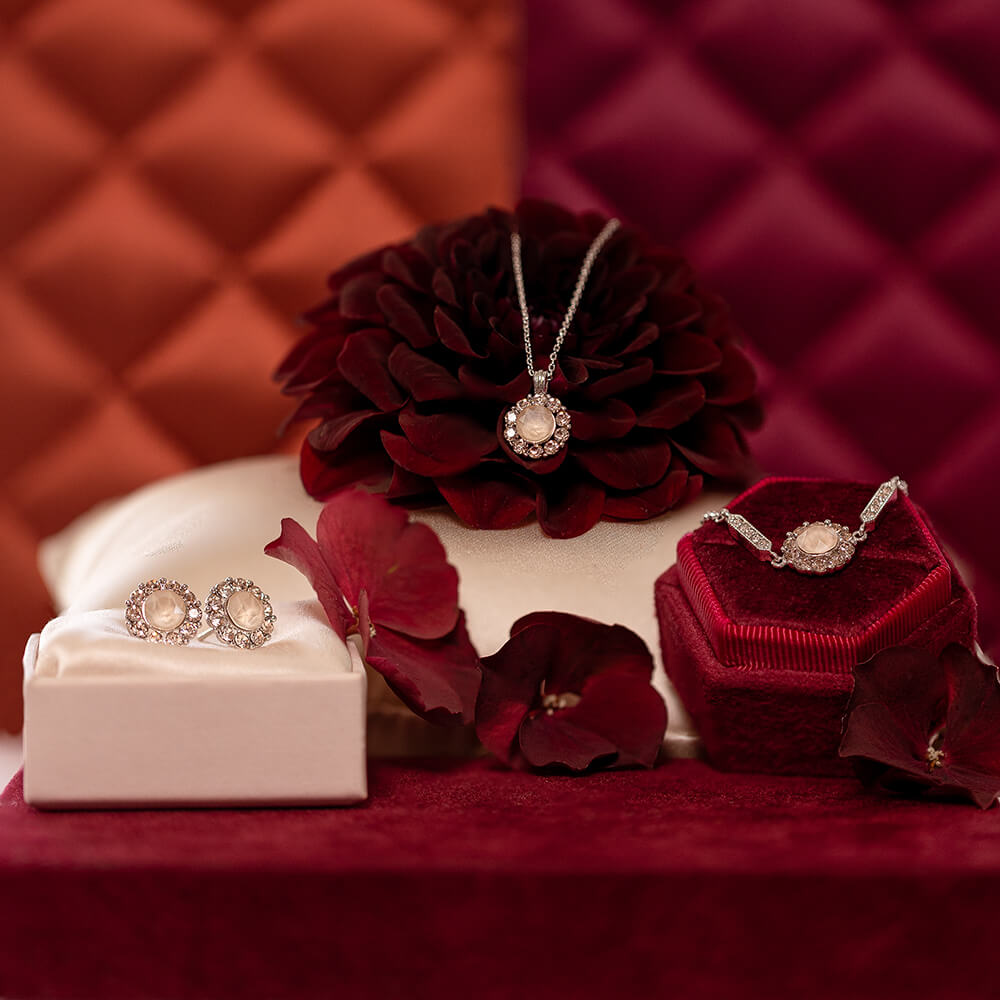 Miss Sofia Oyster / silver 3 pcs SET