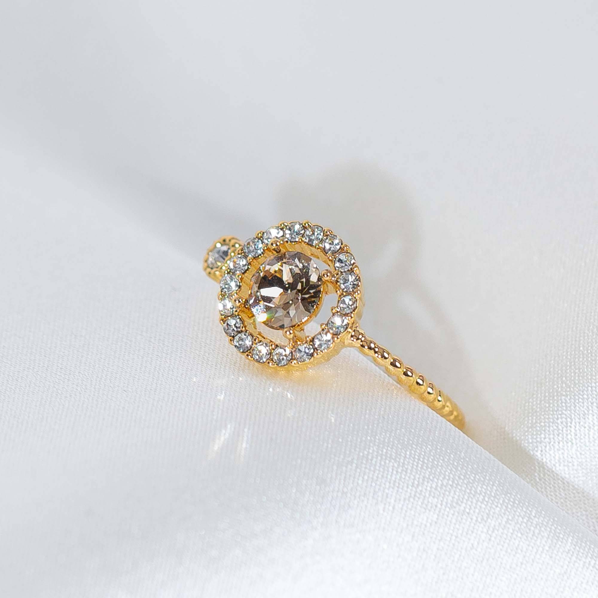 Miranda ring - Light silk