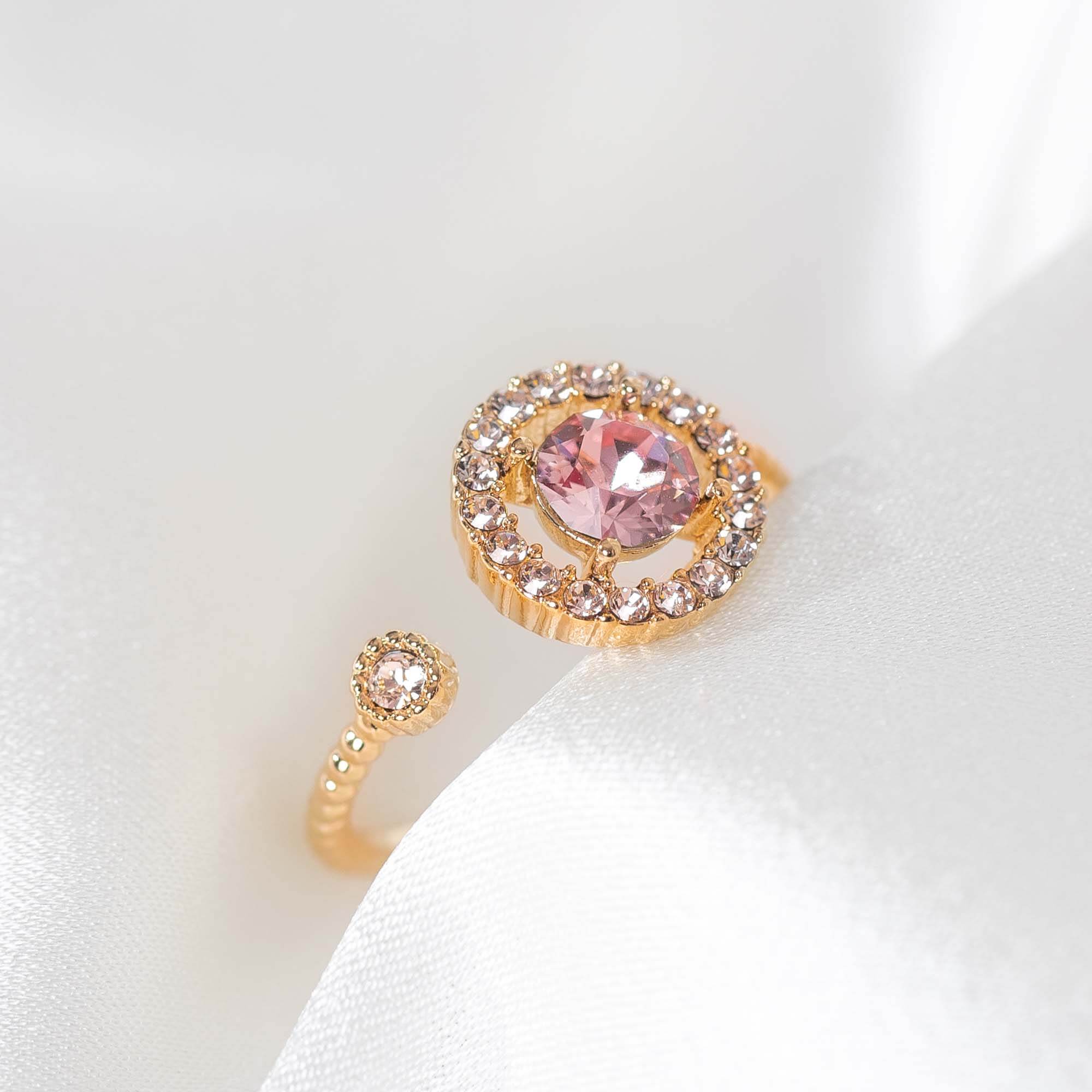 Miranda ring - Light rose