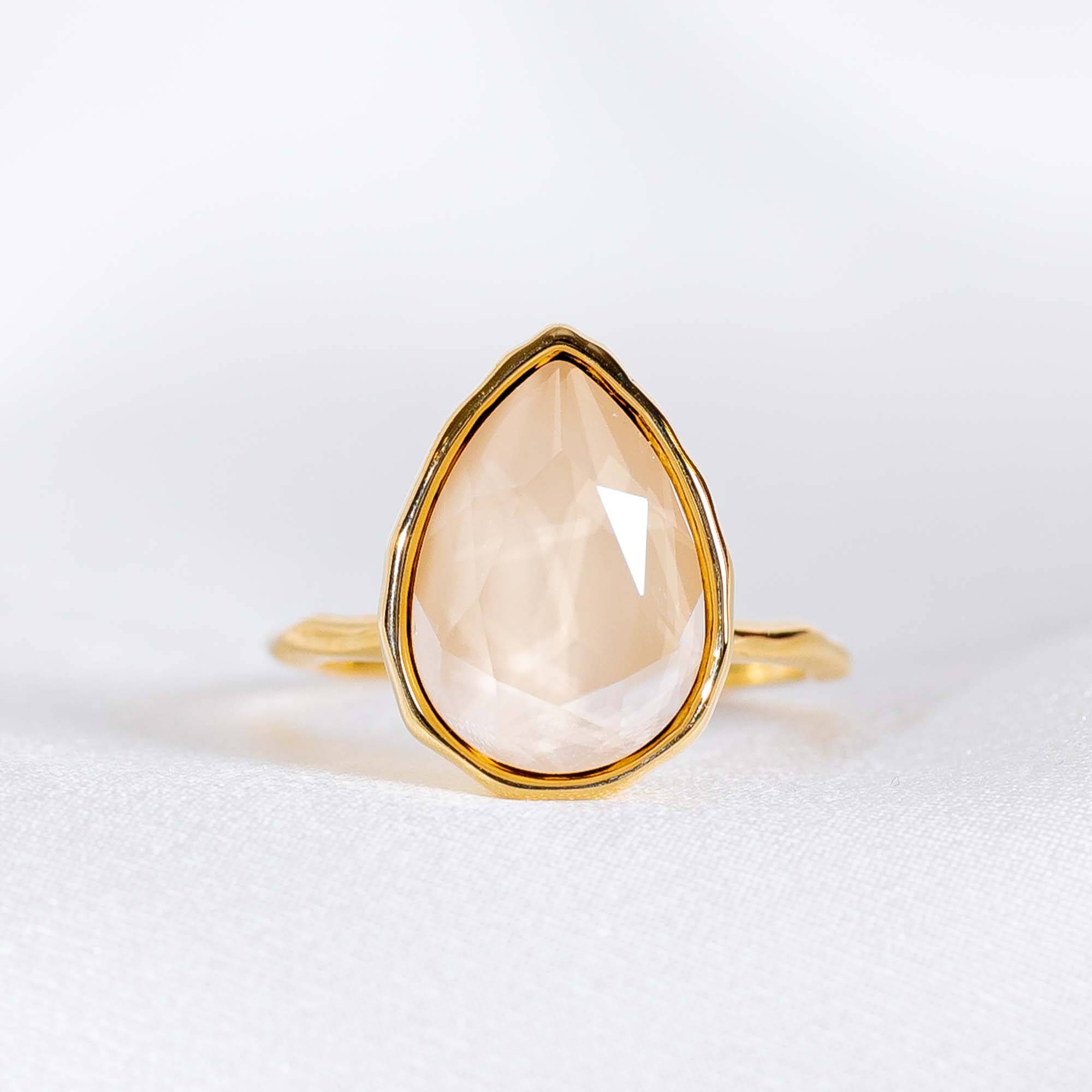 Eve raindrop ring - Oyster