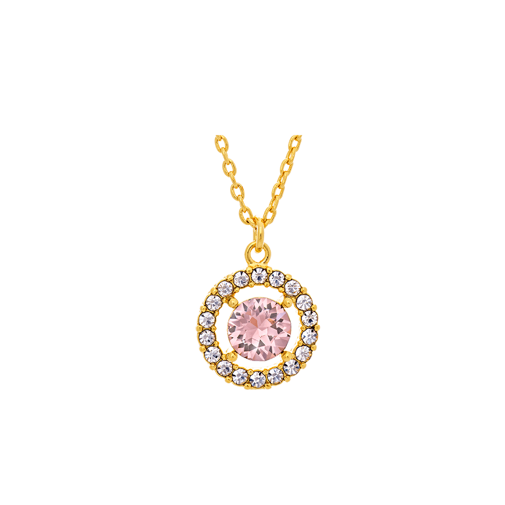Miss Miranda necklace - Vinatge rose (Gold)