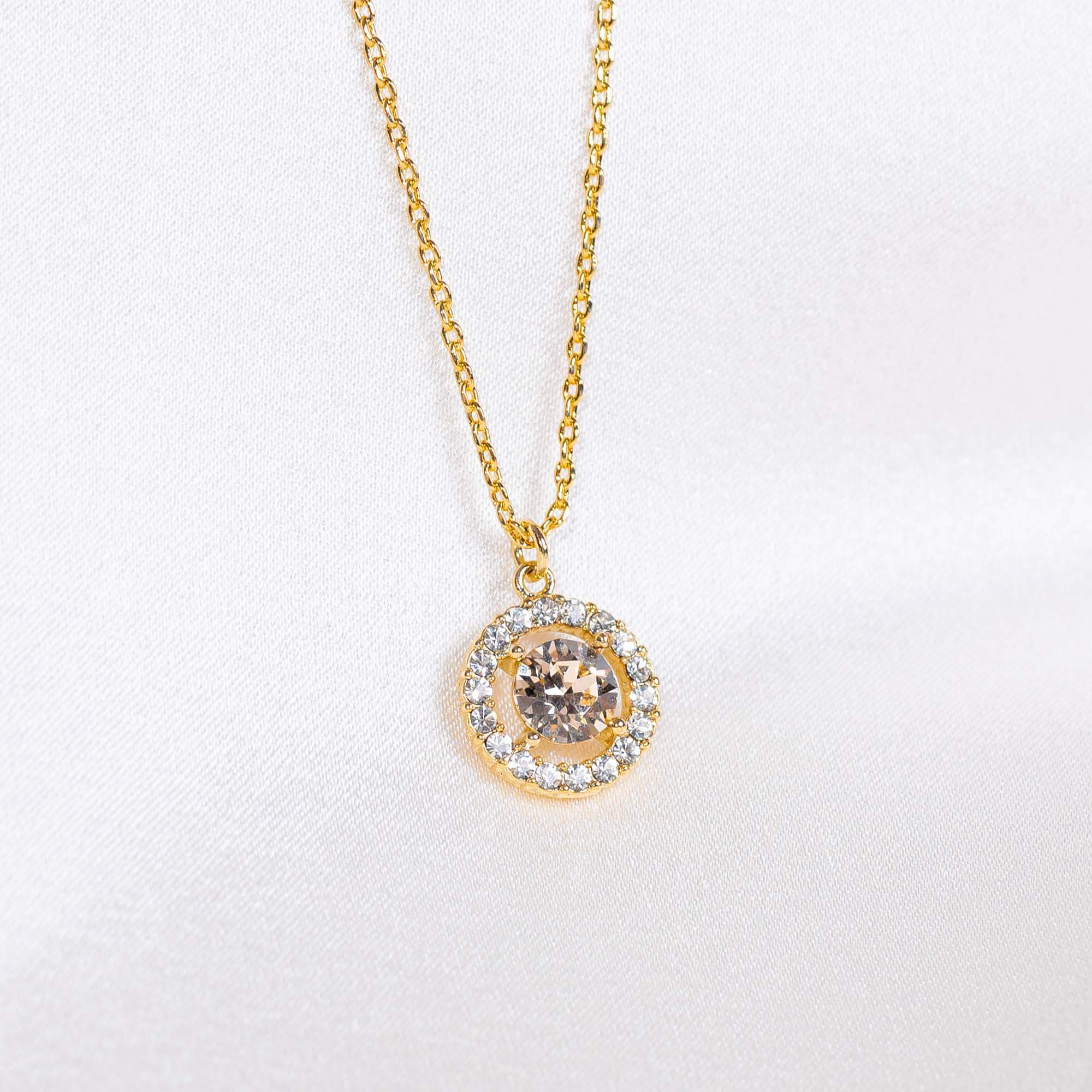 Miss Miranda necklace - Light silk