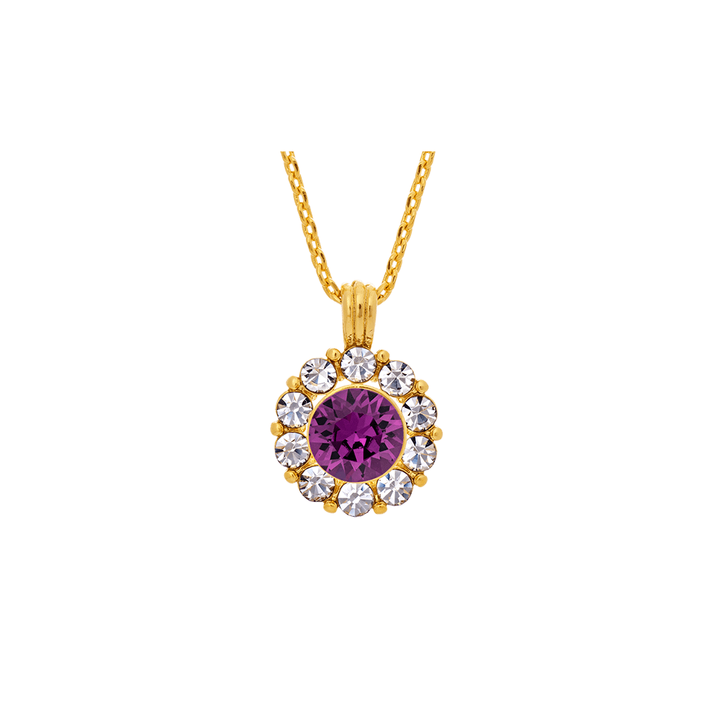 Sofia necklace - Amethyst (Gold)