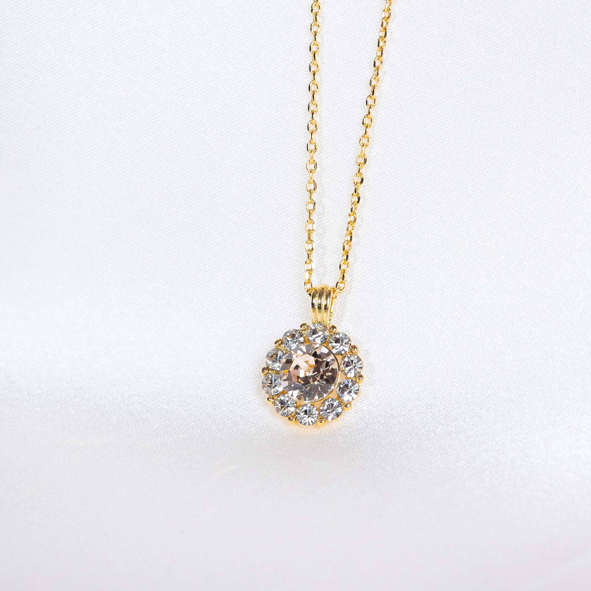 Sofia necklace - Light silk