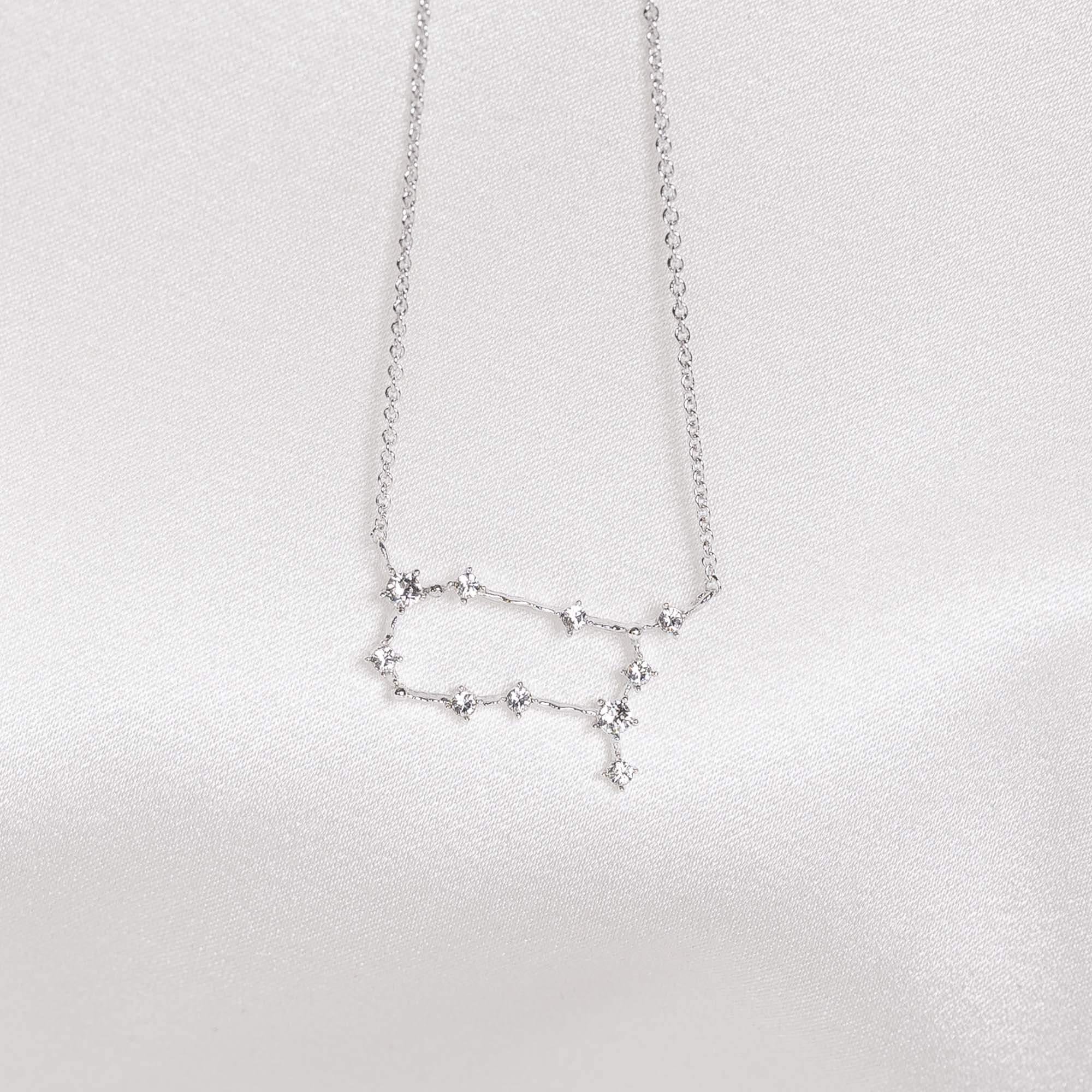 Gemini star sign - Crystal (Silver)