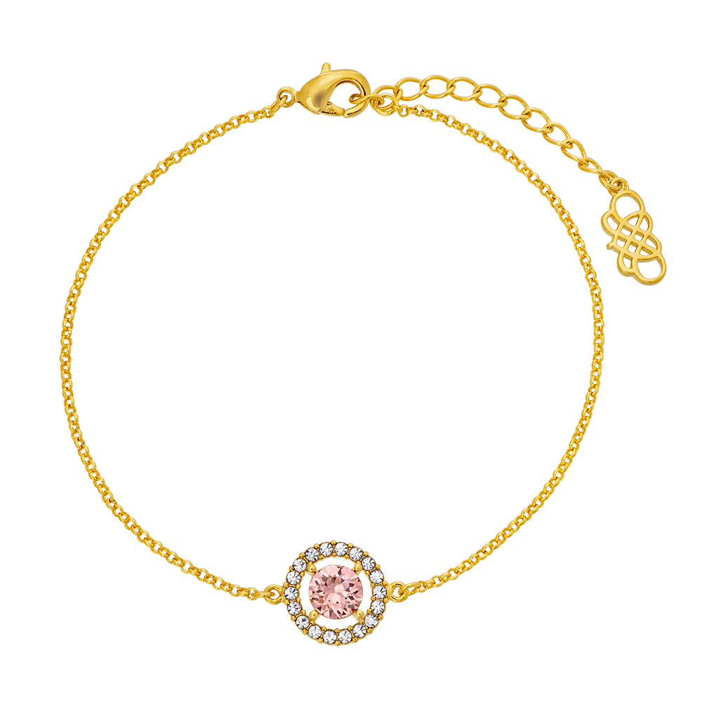 Miss Miranda bracelet - Vintage rose (Gold)