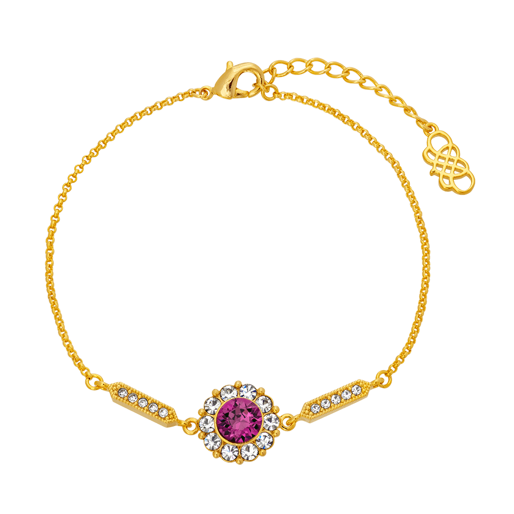 Miss Sofia bracelet - Amethyst (Gold)