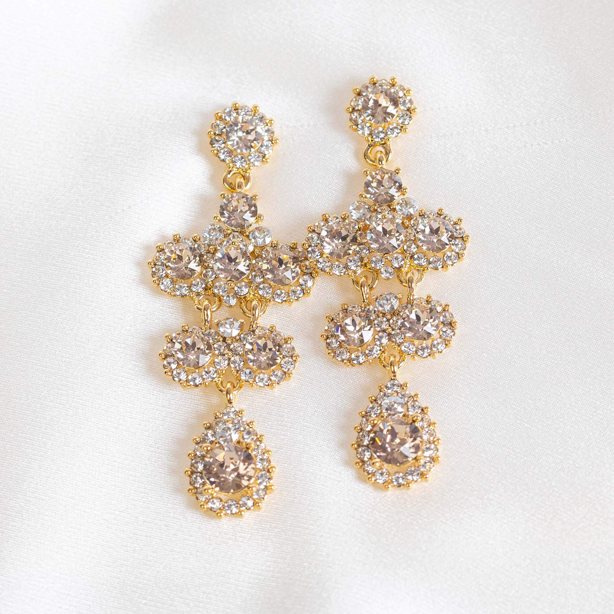 Miss Kate earrings - Champagne