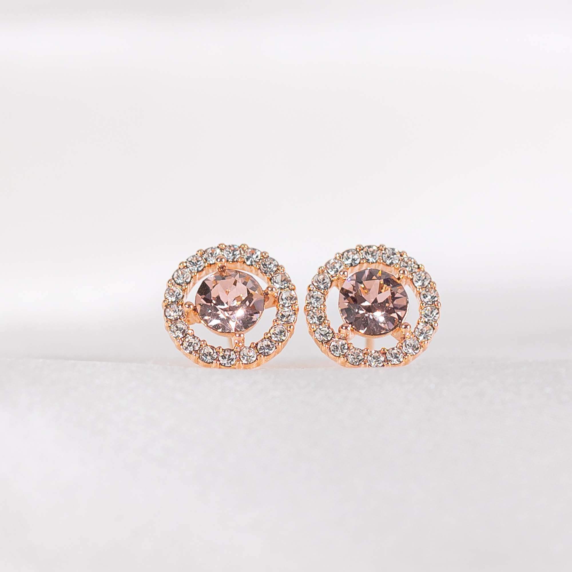 Miss Miranda earrings - Vintage rose (Rose gold)