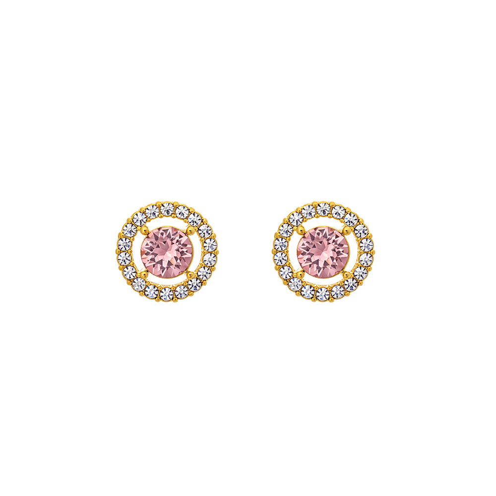 Miss Miranda earrings - Vintage rose (Gold)