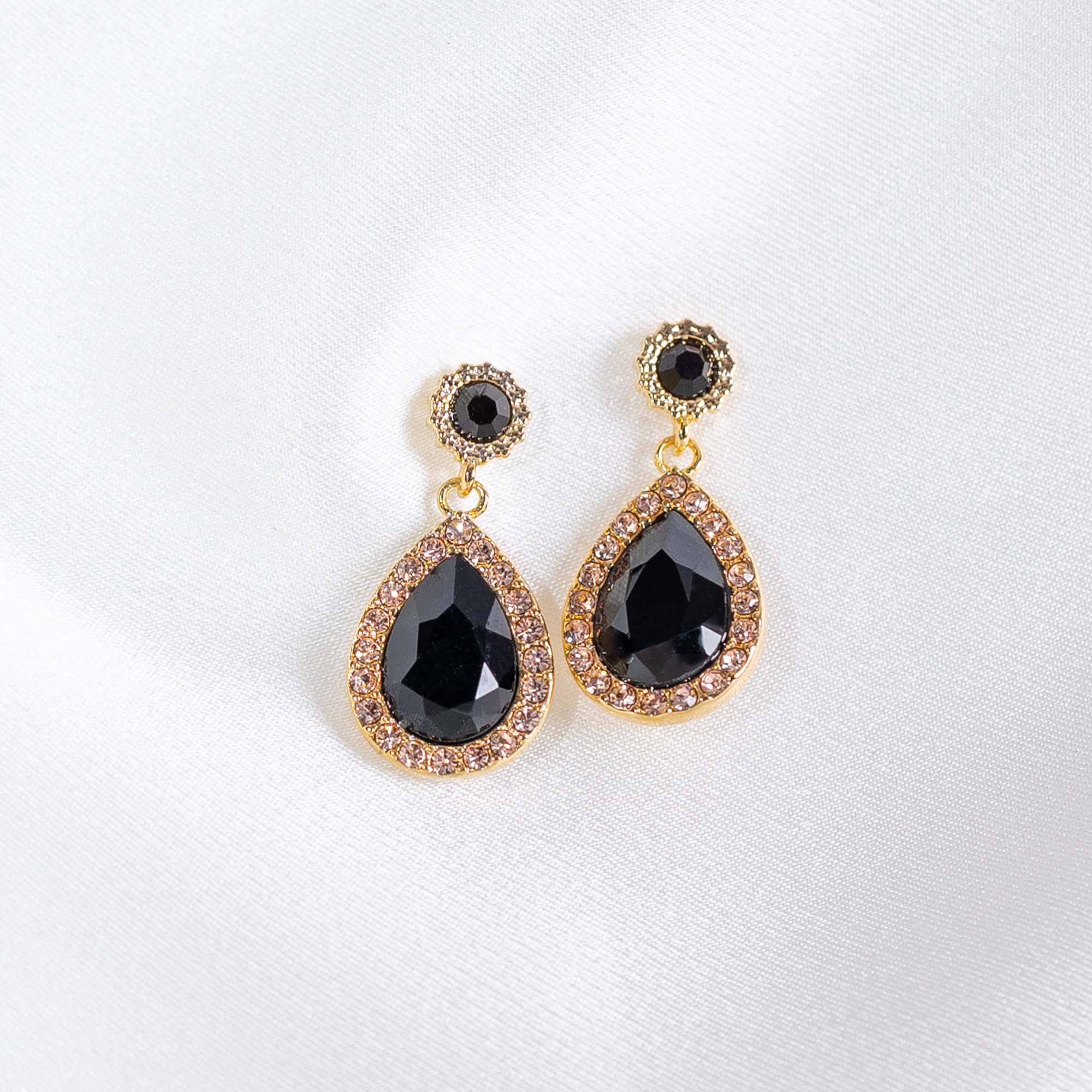 Miss Amy earrings - Jet