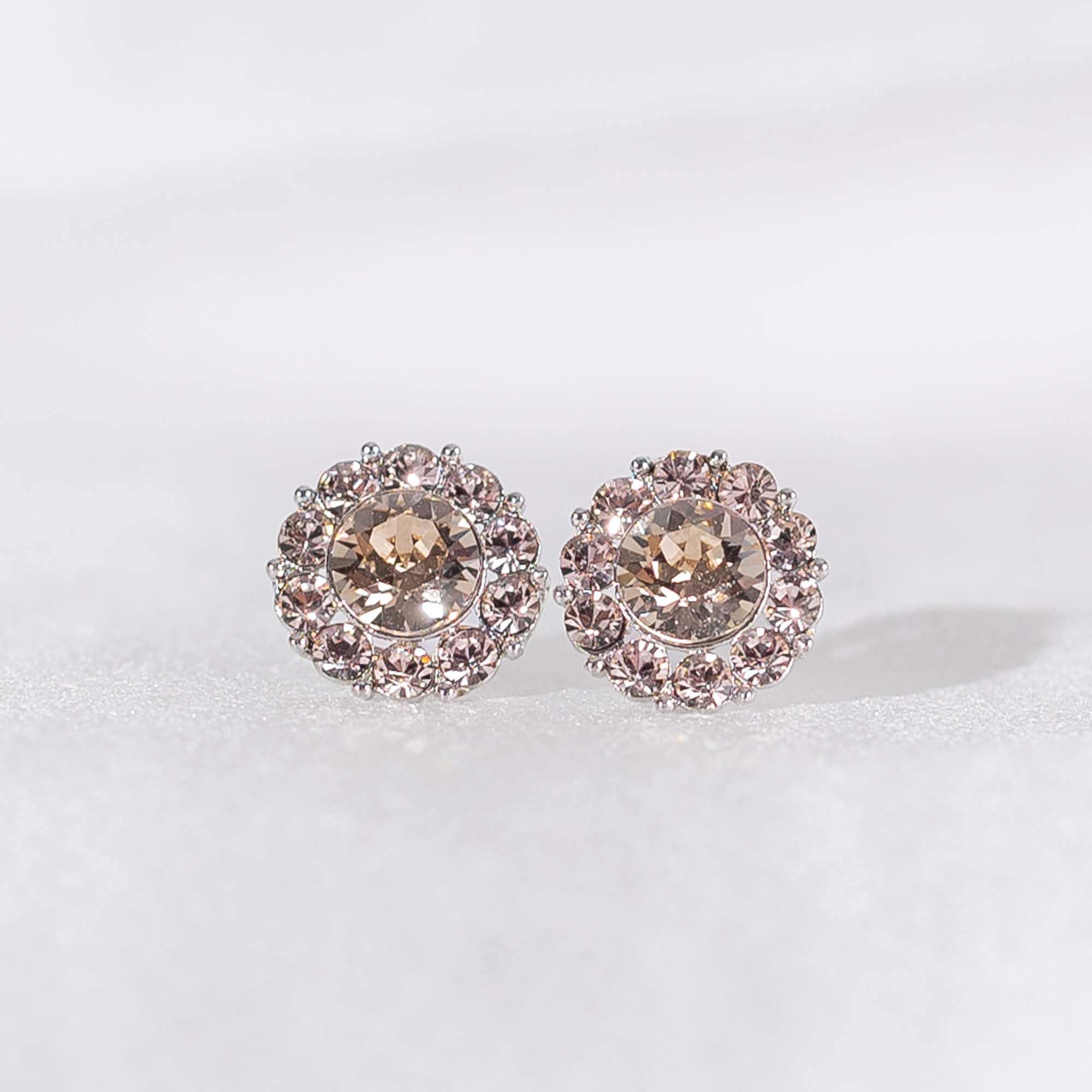 Miss Sofia earrings - Light silk