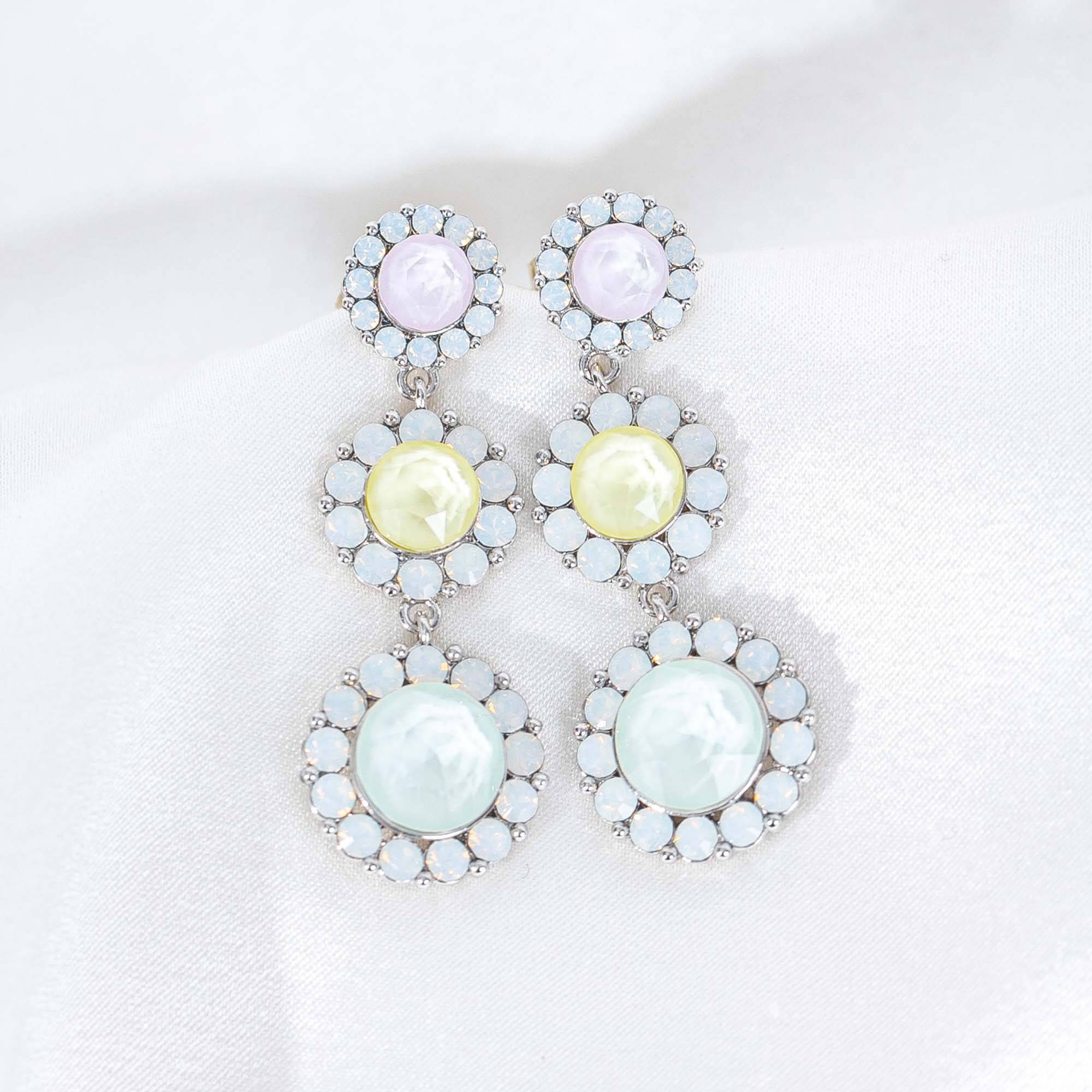 Sienna earrings - Sugar pastel