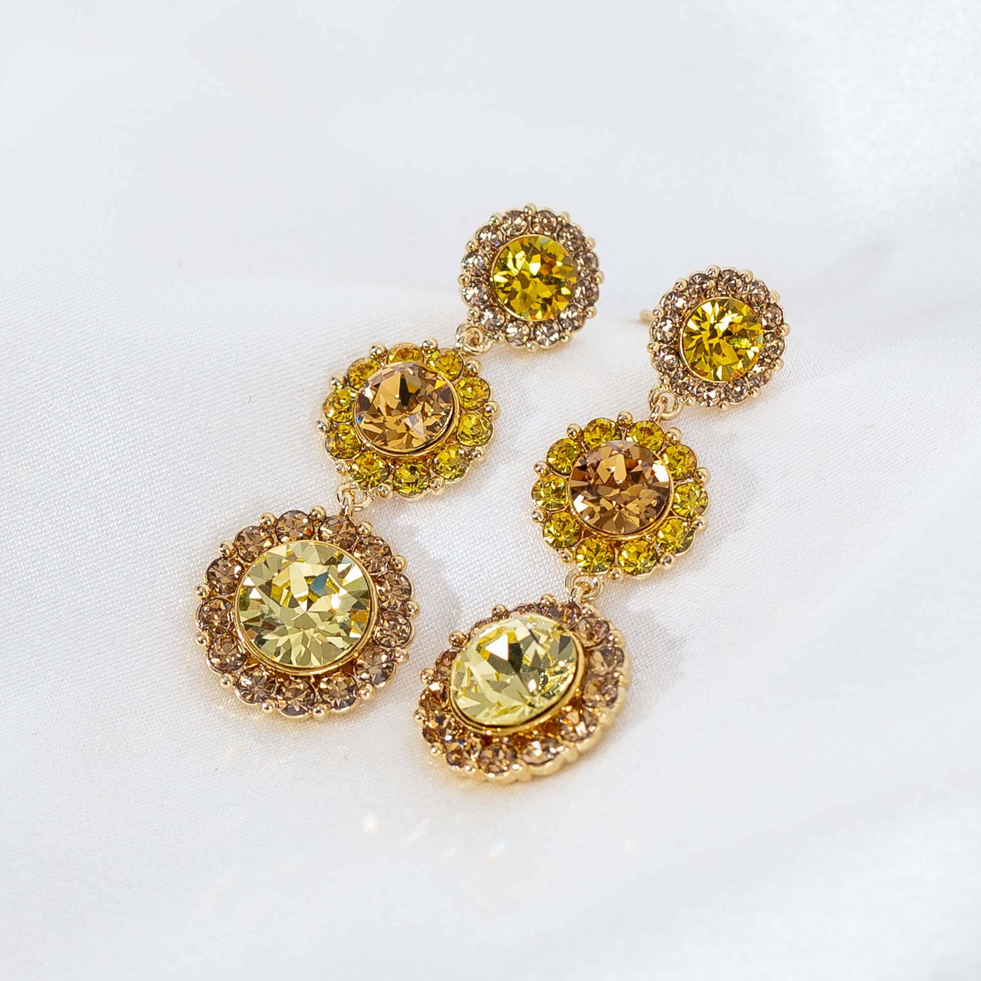 Sienna earrings - Honeygold