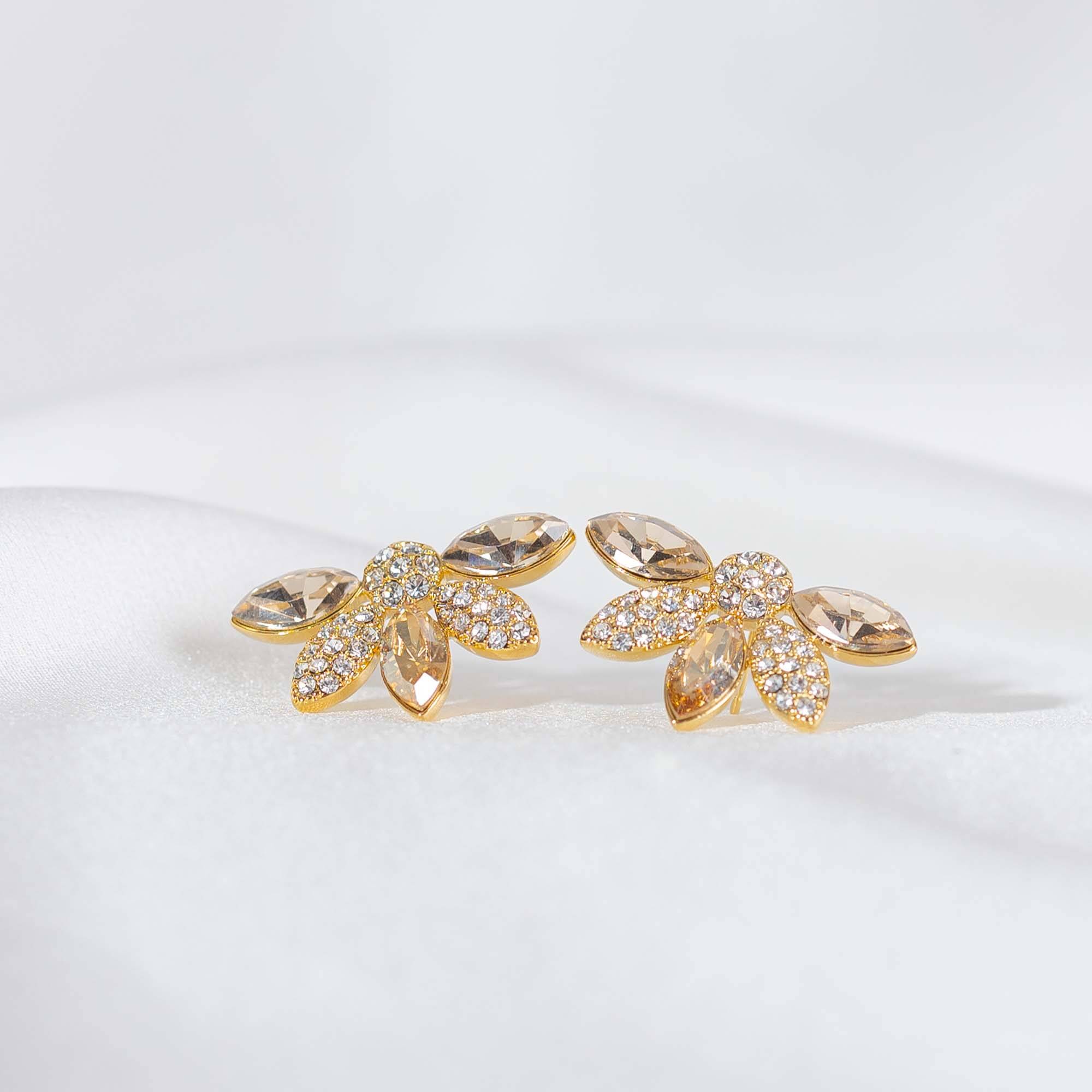 Lucia earrings - Champagne