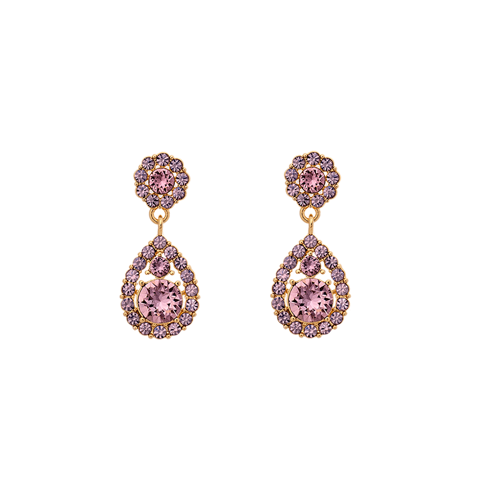 Petite Sofia earrings - Crystal vintage